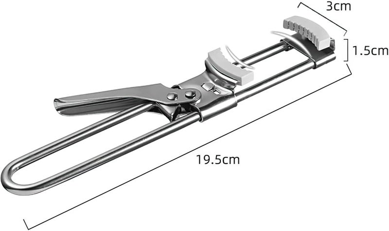 Cielasis Jar Opener for Weak Hands, Adjustable Multifunctional Stainless Steel Can Opener Jar Lid Gripper With non-slip module, Removes Tight Jar Lid for Seniors with Arthritis, Manual, Kitchen Accessories - Image 2